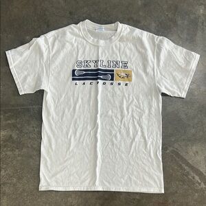 Skyline Lacrosse White T-Shirt